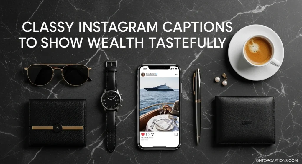Classy Instagram Captions to Show Wealth Tastefully