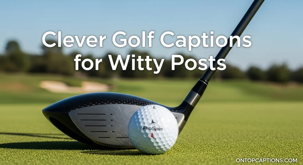 Clever Golf Captions for Witty Posts