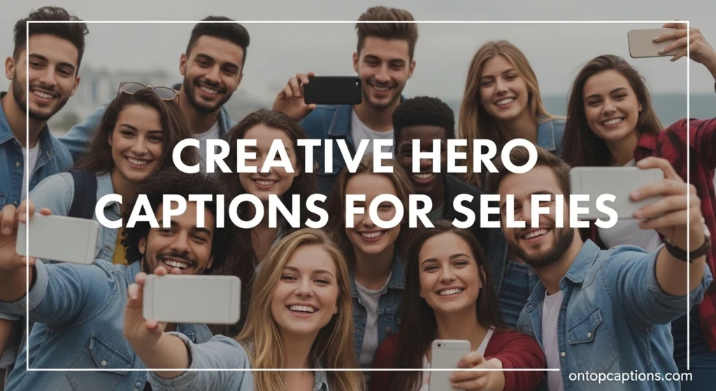 Creative Hero Captions for Selfies