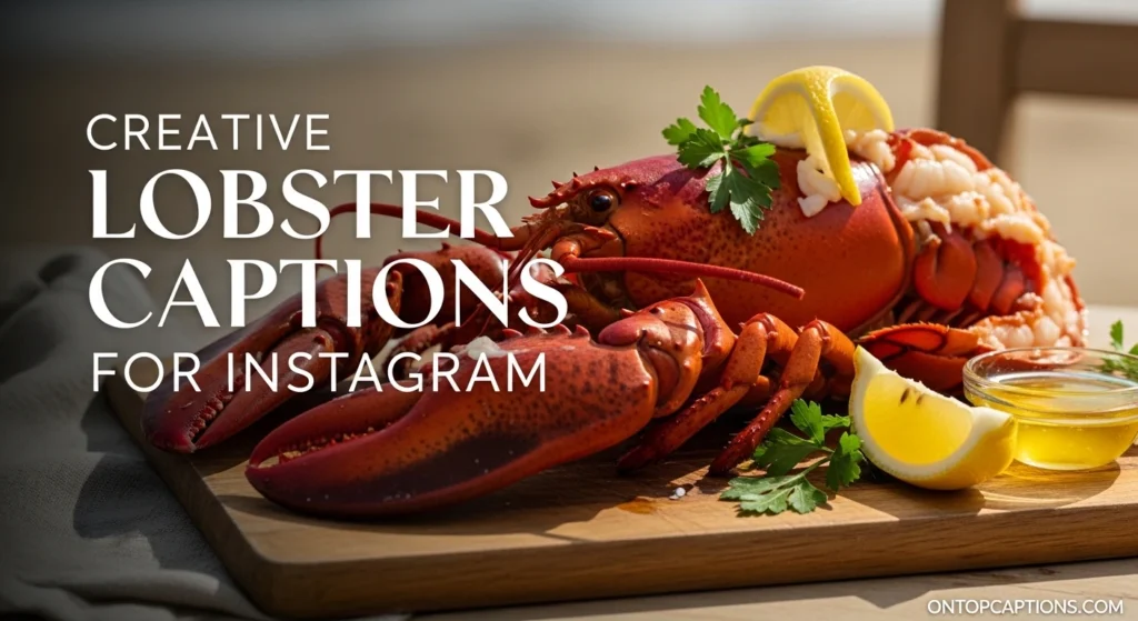 Creative Lobster Captions for Instagram