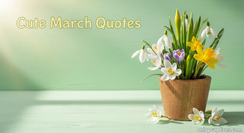 Cute March Quotes