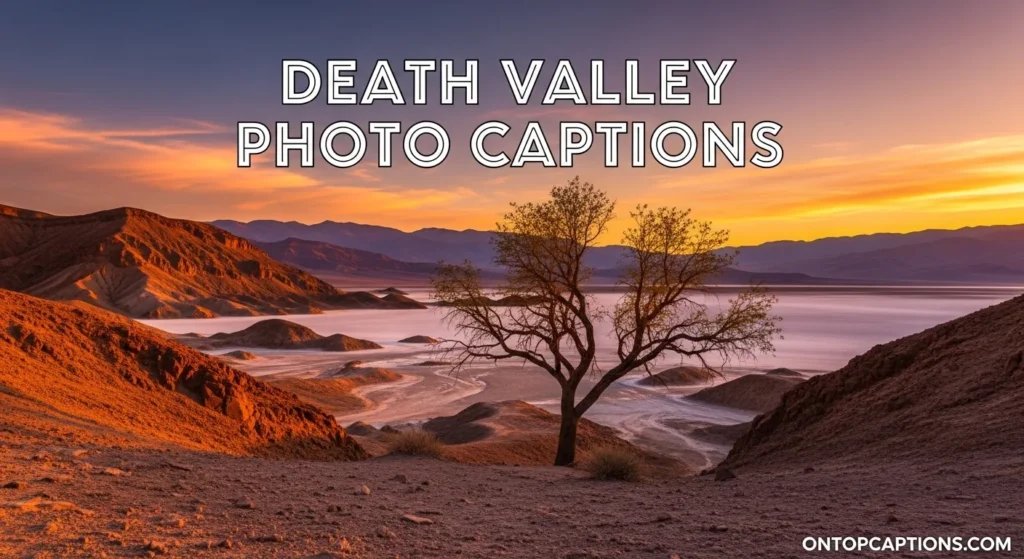 Death Valley Photo Captions
