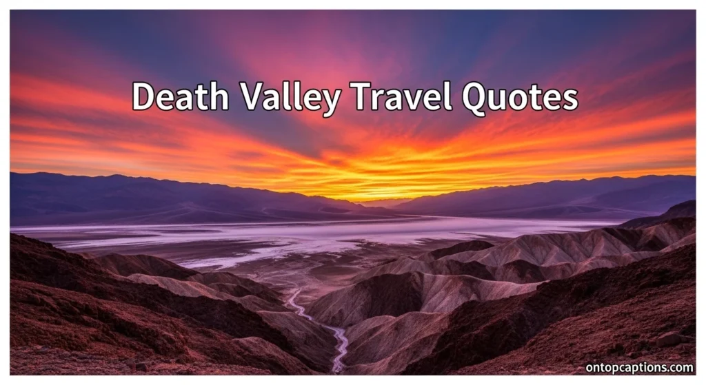 Death Valley Travel Quotes