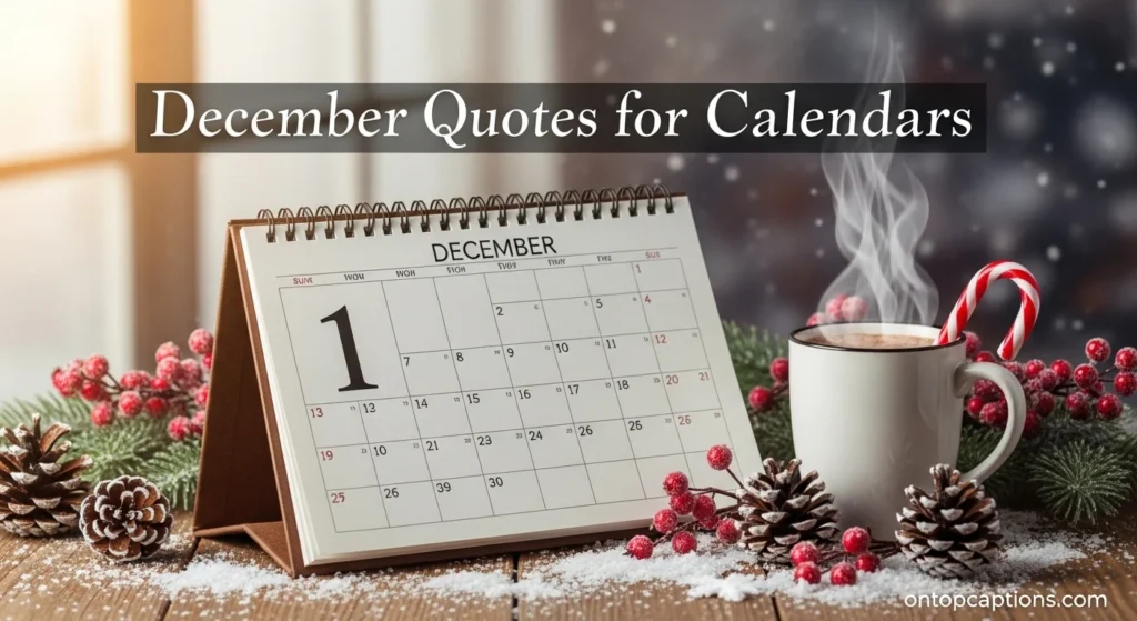 December Quotes for Calendars