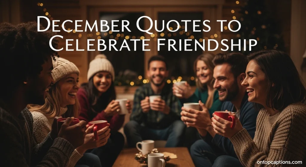 December Quotes to Celebrate Friendship