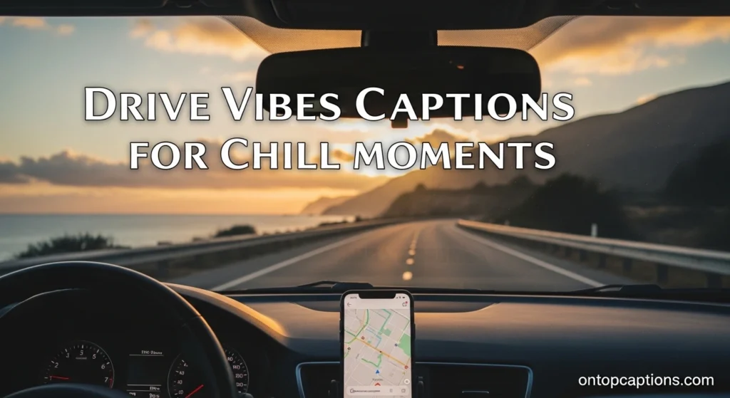 Drive Vibes Captions for Chill Moments