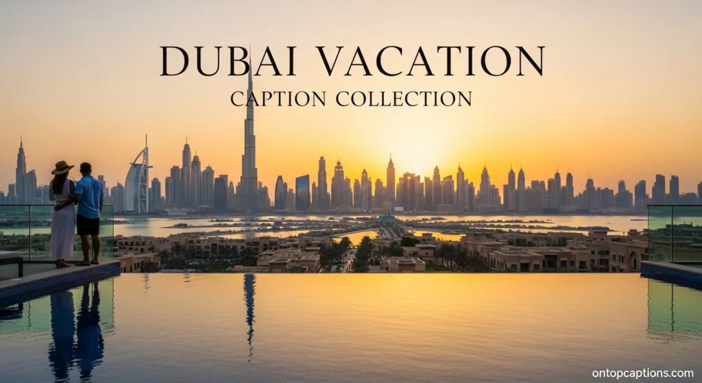 Dubai Vacation Caption Collection