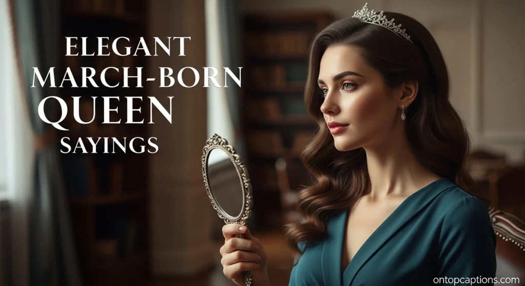 Elegant March-Born Queen Sayings