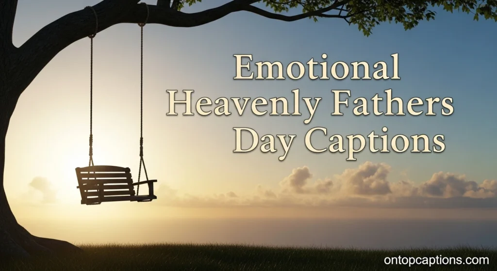 Emotional Heavenly Fathers Day Captions
