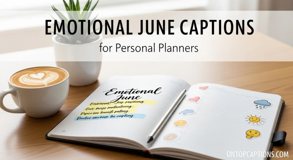 Emotional June Captions for Personal Planners