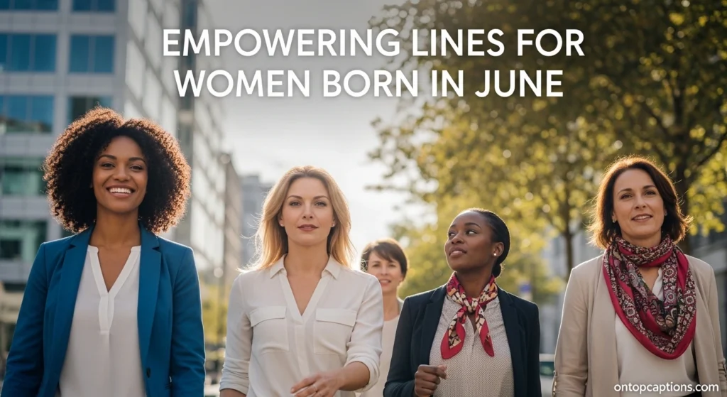 Empowering Lines for Women Born in June