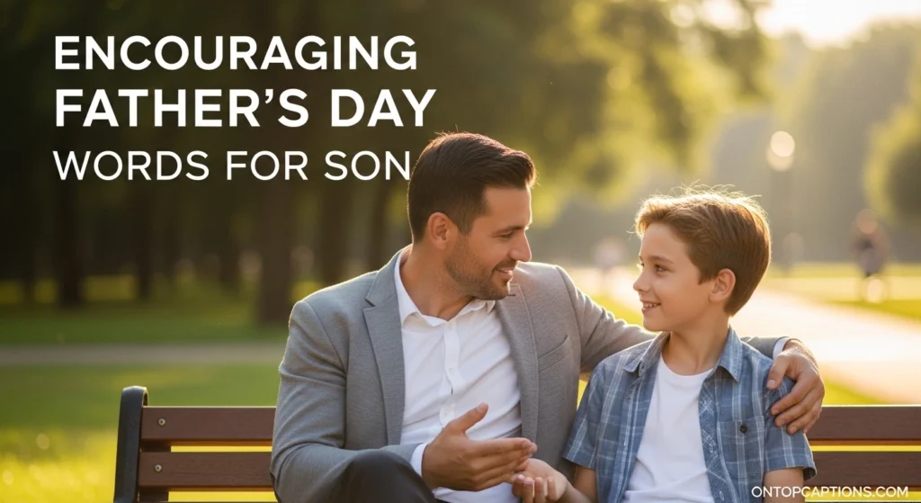 Encouraging Father’s Day Words for Son
