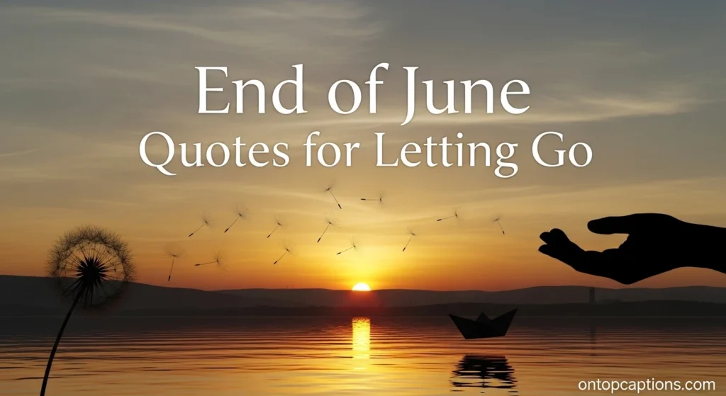 End of June Quotes for Letting Go
