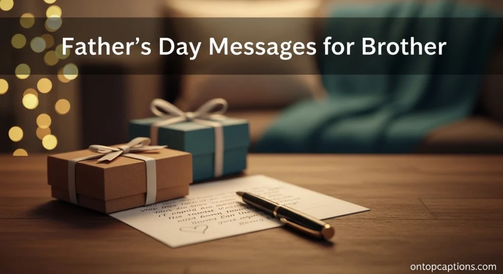 Father’s Day Messages for Brother