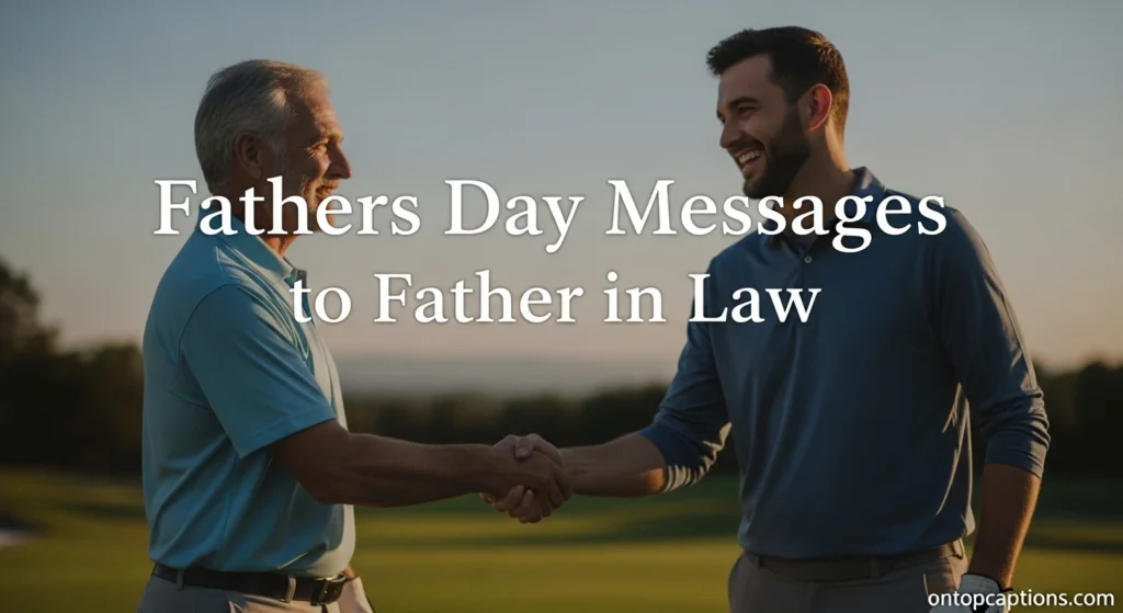Fathers Day Messages to Father in Law