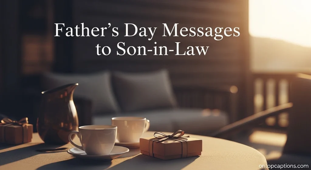 Father’s Day Messages to Son-in-Law