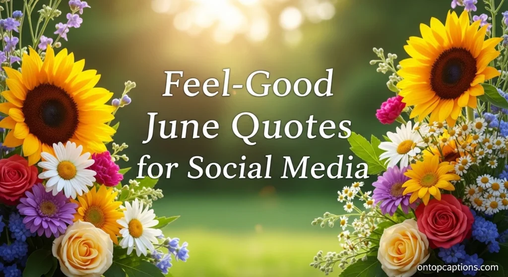 Feel-Good June Quotes for Social Media