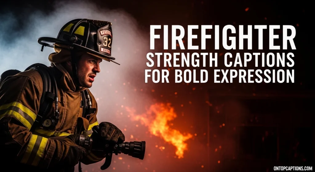 Firefighter Strength Captions for Bold Expression