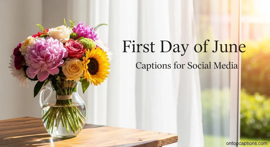 First Day of June Captions for Social Media
