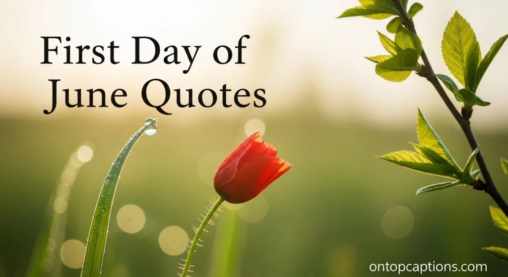 First Day of June Quotes