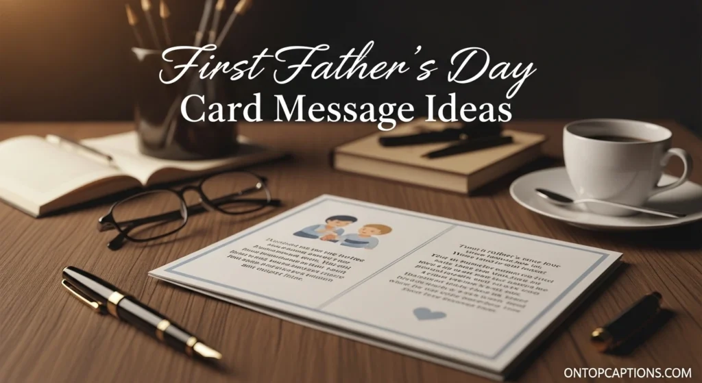 First Father’s Day Card Message Ideas