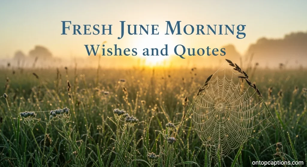 Fresh June Morning Wishes and Quotes