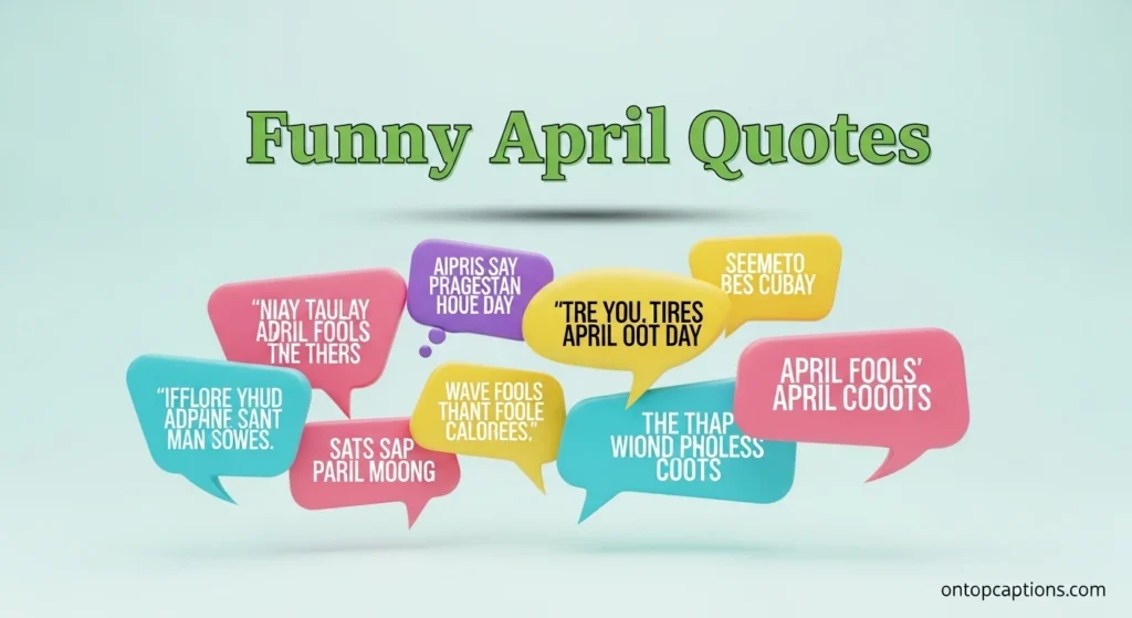 Funny April Quotes