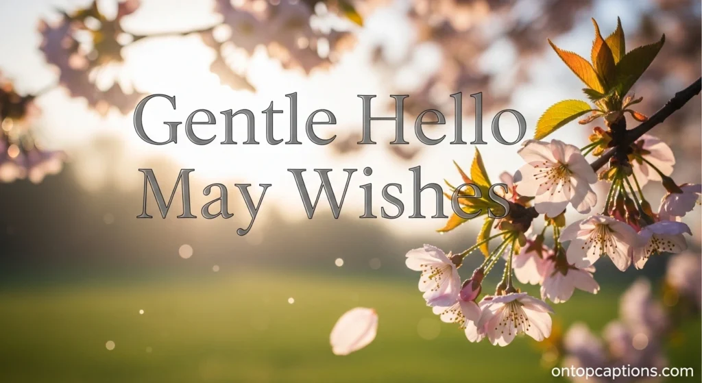 Gentle Hello May Wishes
