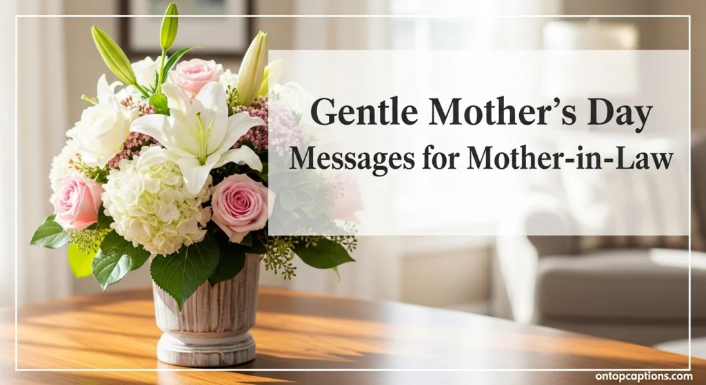 Gentle Mother’s Day Messages for Mother-in-Law