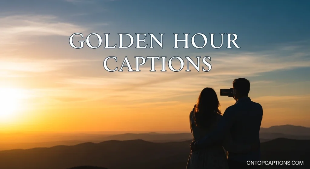 Golden Hour Captions