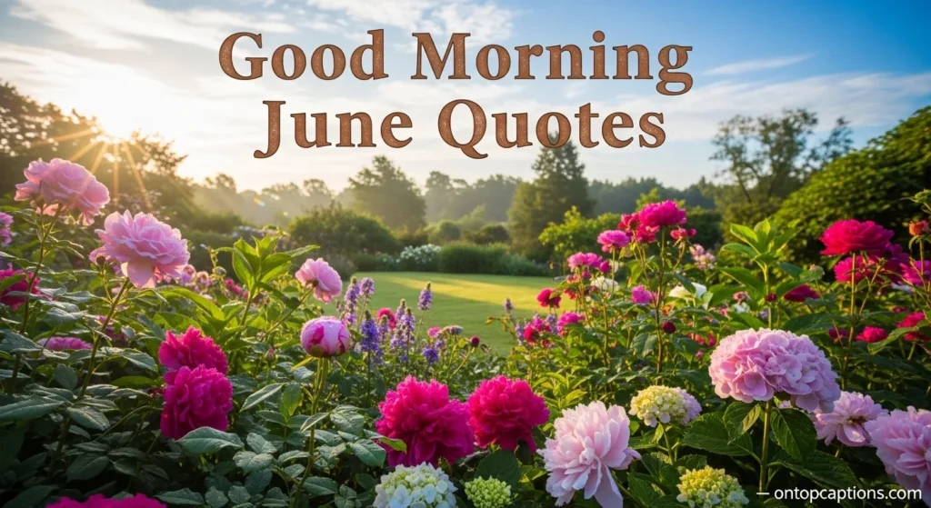 Good Morning June Quotes