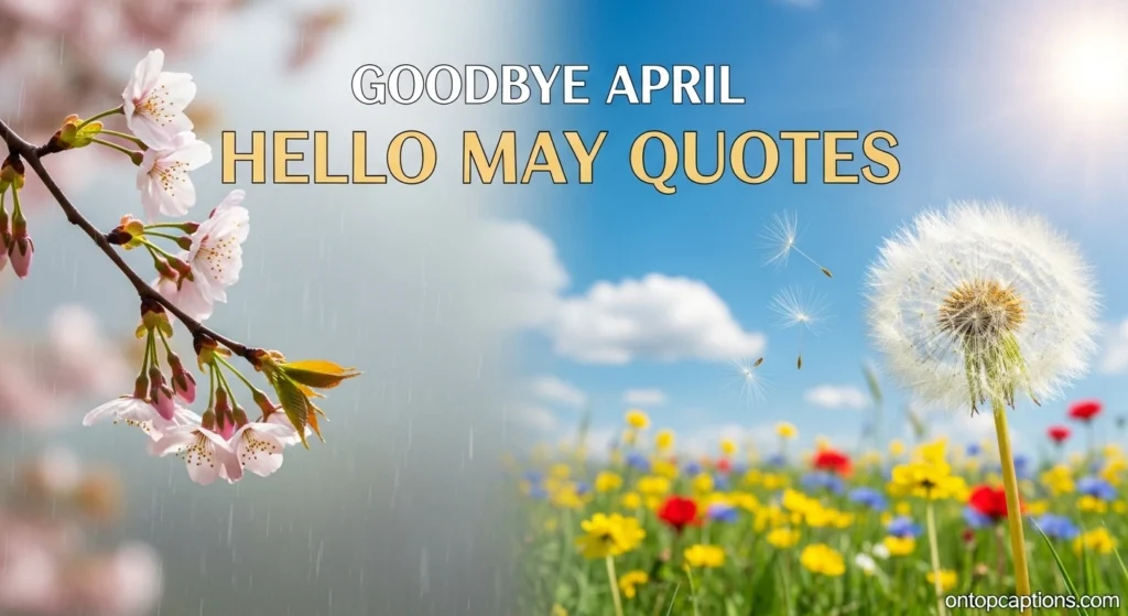 Goodbye April Hello May Quotes