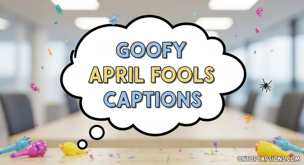 Goofy April Fools Captions