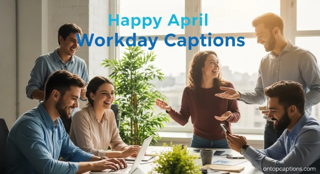Happy April Workday Captions