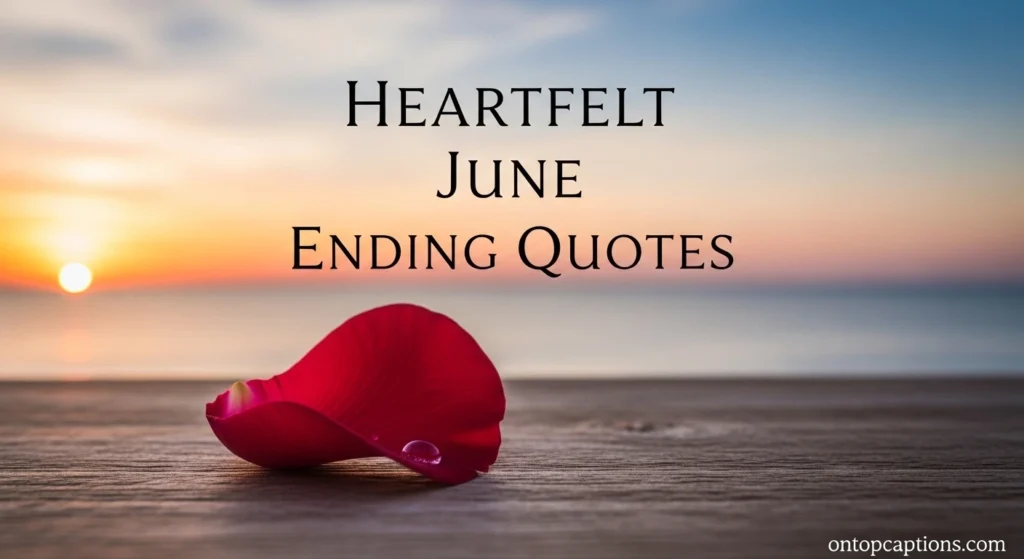 Heartfelt June Ending Quotes