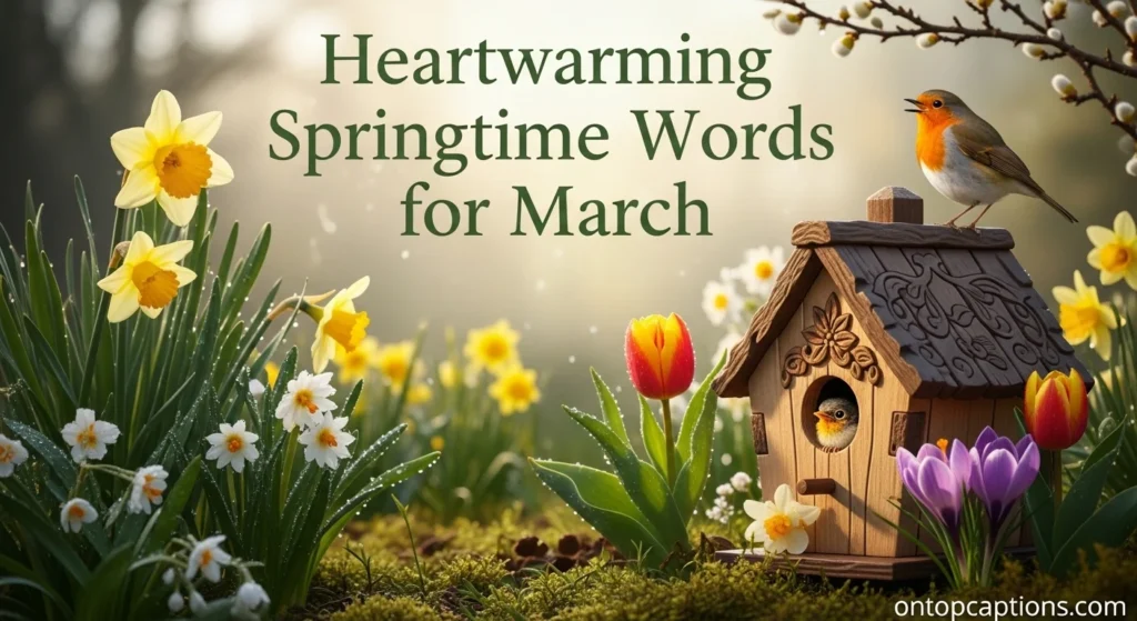 Heartwarming Springtime Words for March