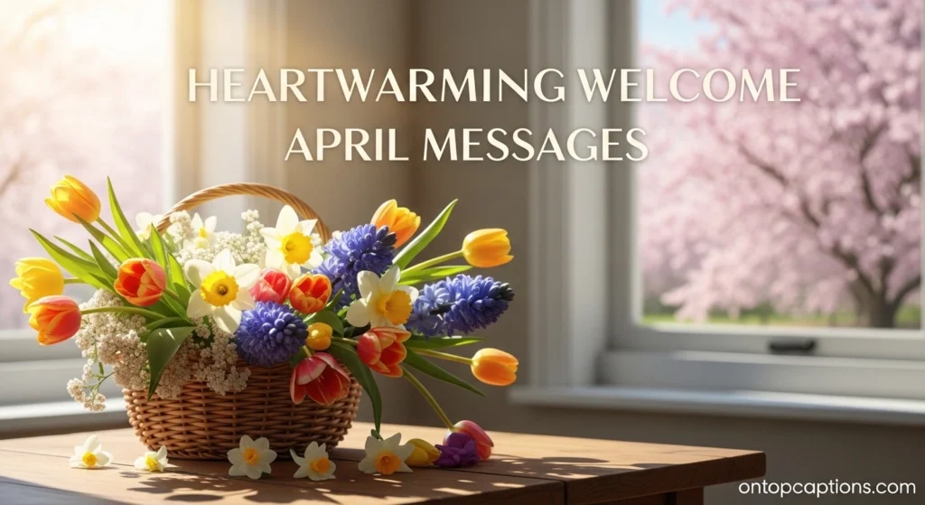 Heartwarming Welcome April Messages