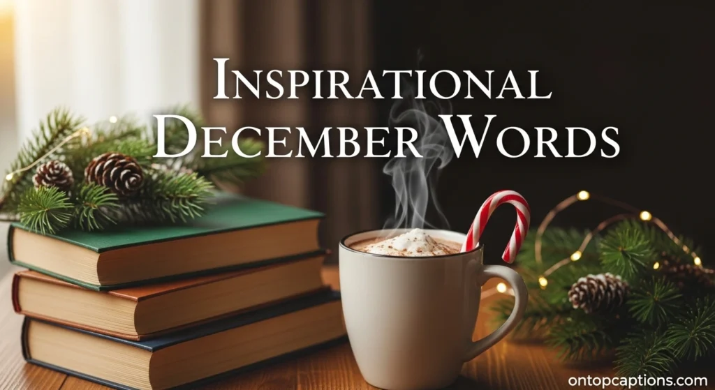 Inspirational December Words