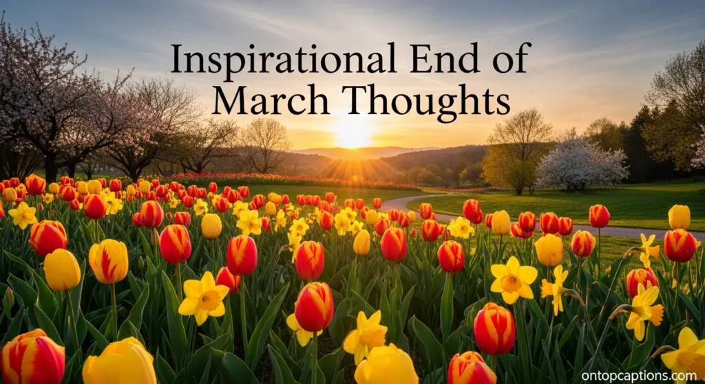 Inspirational End of March Thoughts