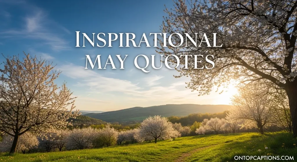 Inspirational May Quotes