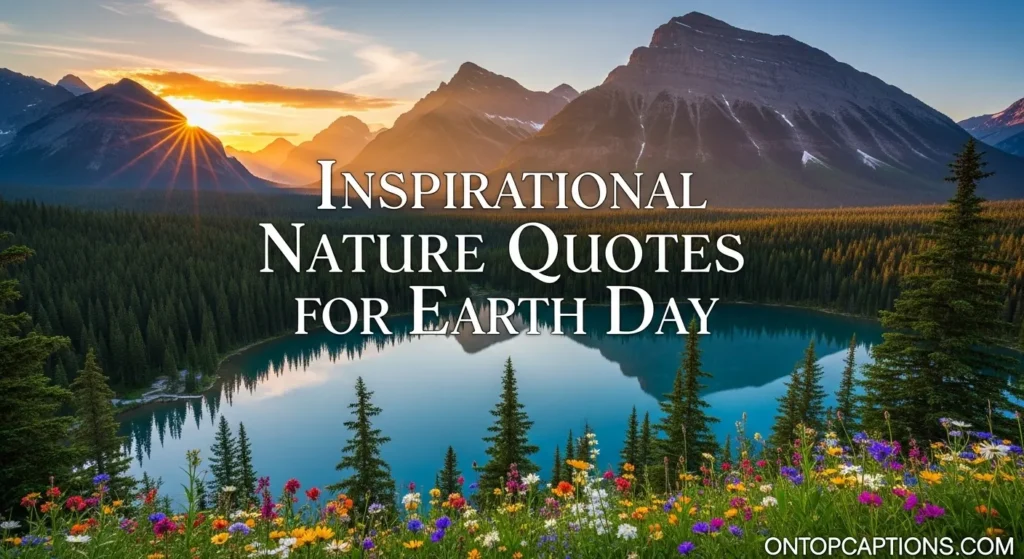 Inspirational Nature Quotes for Earth Day