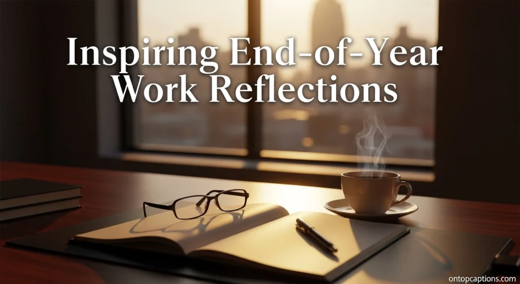 Inspiring End-of-Year Work Reflections