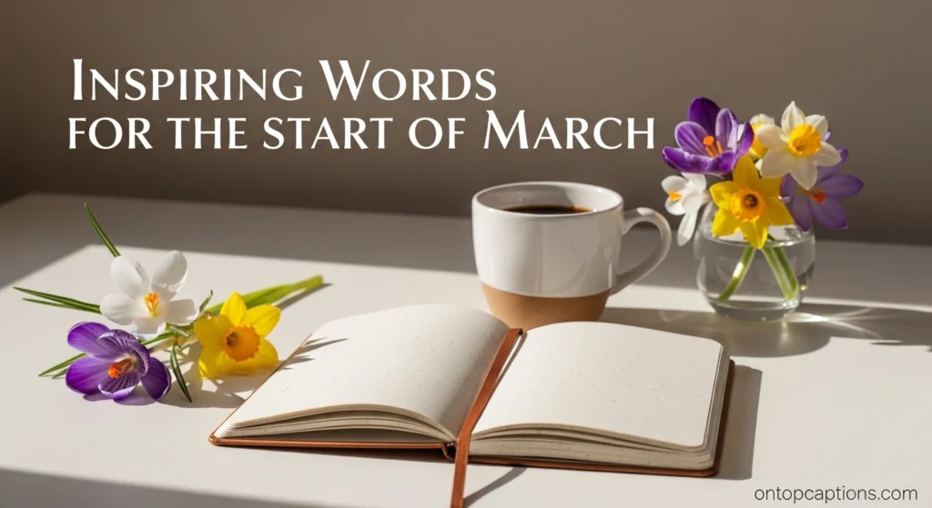 Inspiring Words for the Start of March