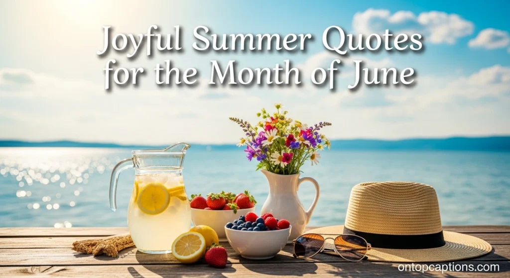 Joyful Summer Quotes for the Month of June