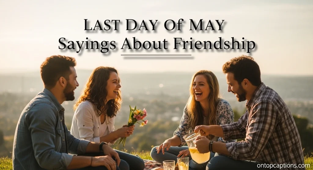 Last Day of May Sayings About Friendship