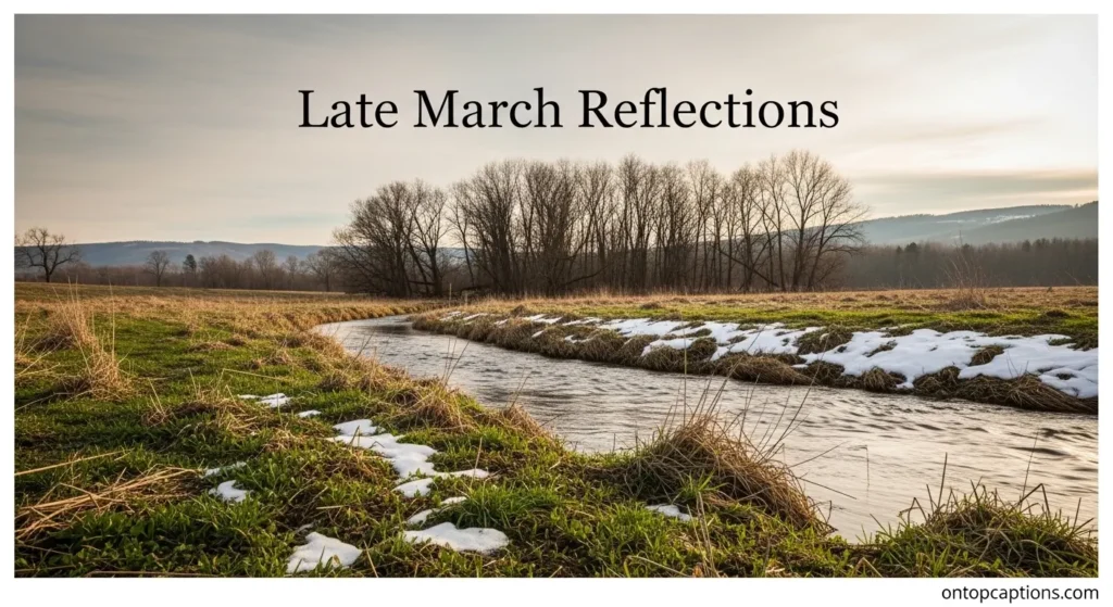 Late March Reflections