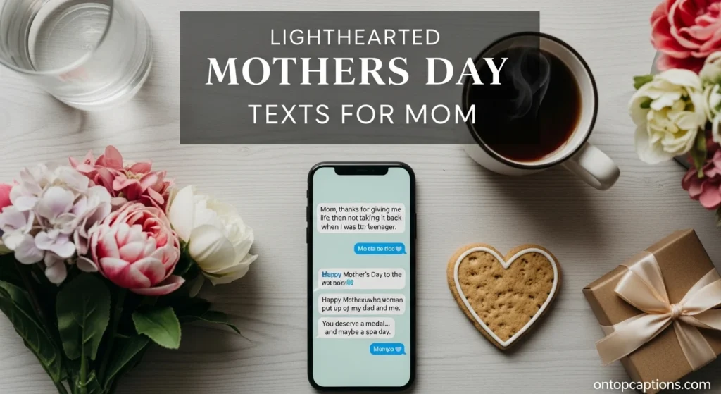 Lighthearted Mothers Day Texts for Mom