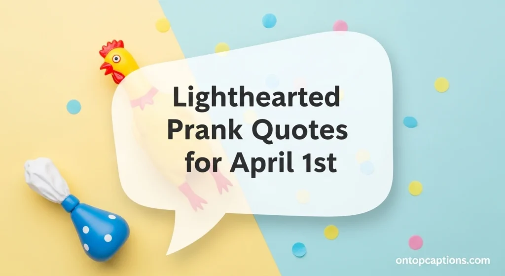 Lighthearted Prank Quotes for April 1st