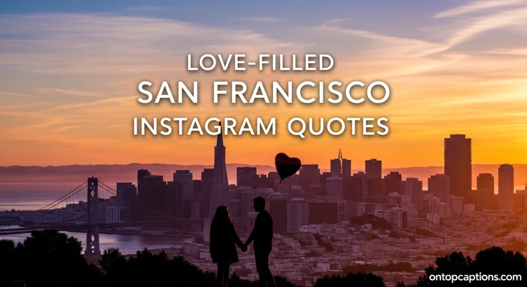Love-Filled San Francisco Instagram Quotes