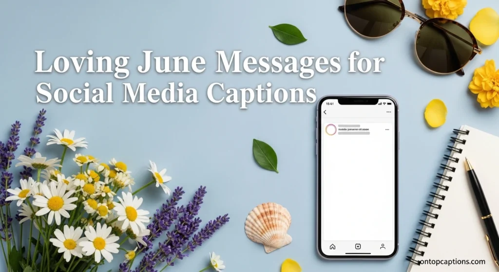 Loving June Messages for Social Media Captions
